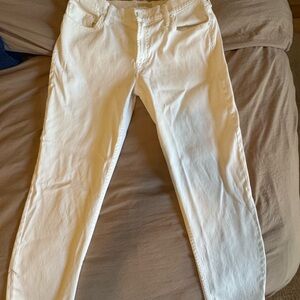 MOTHER Women's Ankle & Cropped Jeans in Cream